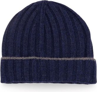 Brunello Cucinelli Cashmere Rib Knit Beanie