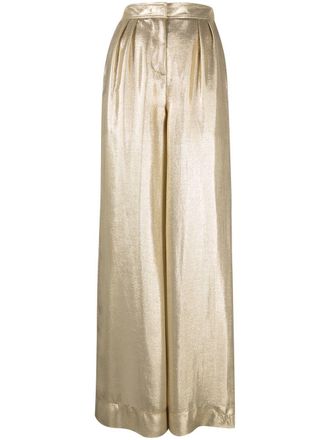 Alberta Ferretti Pantaloni a gamba ampia - Toni neutri