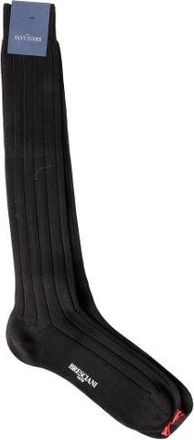 Bresciani Bresciani | Long Ribbed Socks In Soft Cotton - XL