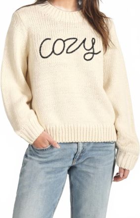 True Grit Womens Cozy Sweater In Natural