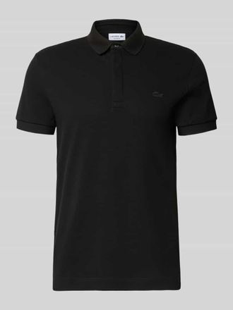 Lacoste Regular Fit Poloshirt aus Baumwoll-Mix in Black, Gr&ouml;&szlig;e XXXL