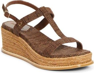 Jimmy Choo London Theia Wedge Sandal in Tan at Nordstrom, Size 39.5