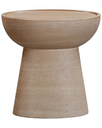 TOV Furniture Tov Furniture Eclipse Textured Faux Indoor/Outdoor Side Table
