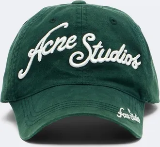 Acne Studios Logo denim baseball cap
