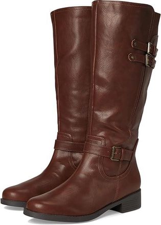 Journee Collection Sonny Womens Boots Cognac : 9.5 M, Synthetic