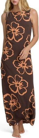 Billabong Sunkissed Maxi Dress in Teak at Nordstrom, Size X-Small