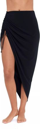 Miraclesuit Womens Cover-Up Pull-On Skirt In Black