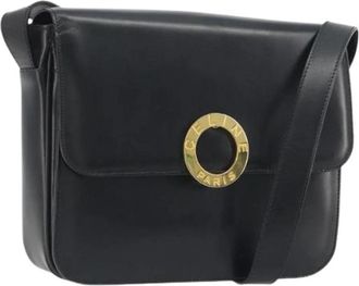 Celine Pre-owned Vintage Schoudertas - Dames - Vintage Schoudertas - Zwart - ONE Size - Leer - Vintage