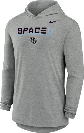 Nike UCF Space Game Nike Mens Dri-FIT College Long-Sleeve T-Shirt in Grey | M12173P451UCFL-DGH