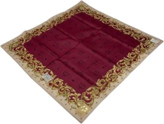 MCM Pre-owned Scarves, female, Multicolor, Size: ONE SIZE Pre-owned Silk Scarf