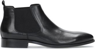 Kazar Zwarte Chelsea-laarzen voor heren - Heren - Chelseaboots - Zwart - 45 EU - Leer - Schoenen