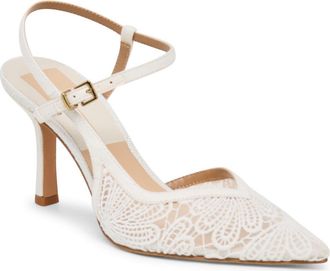 Dolce Vita Karly Embellished Pump in Ivory Lace at Nordstrom Rack, Size 8.5