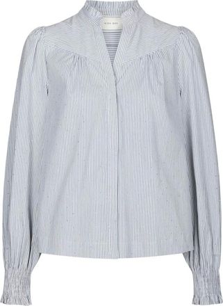 Neo Noir Dames, Blouses & Shirts, Blauw, Maat: 2XL