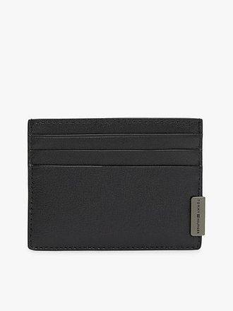 Tommy Hilfiger Logo Leather Credit Card Holder