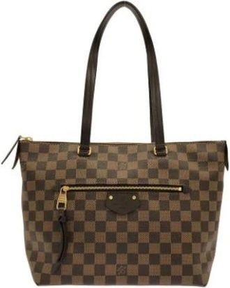 Louis Vuitton Vintage, unisex, Bruin, ONE Size, Pre-owned Damier Ebene Tote Bag