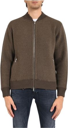 Mauro Grifoni Truien & Vesten, Heren, Groen, XL, Wol, Winter Jassen