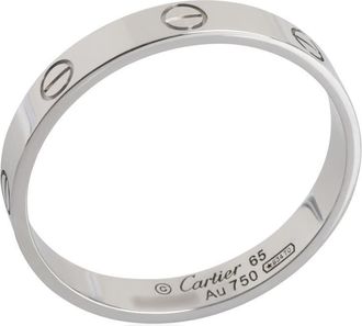 Cartier Pre-Owned Cartier White Gold Small Model Love Ring
