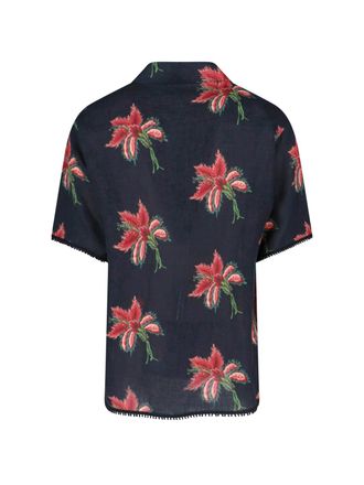 Valentino Mens Shirts Black Linen