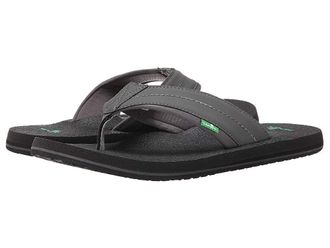 Sanuk Beer Cozy 2 Mens Sandals Charcoal : 8 D - Medium