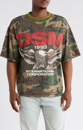 Diet Starts Monday Eagle Camo Cotton Graphic T-Shirt at Nordstrom, Size X-Large