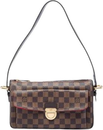 Louis Vuitton Pre-owned Ravello GM - Dames - Vintage Schoudertas - Bruin - ONE Size - Leer - Vintage