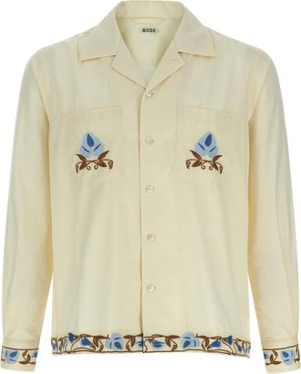 Bode Beige Cotton Mens Blouse
