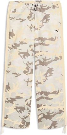 Puma (WMNS) PUMA Street Glam Relaxed Camo Pants Buttercream AOP 638346-88