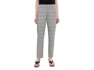 Liverpool L.A. 29 Kelsey Mid-Rise Trousers Womens Clothing Grey/Blush Plaid : 10 29