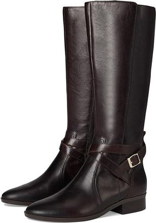 Naturalizer Rena2 Boots Womens Boots Brown Leather : 9.5 W (C)