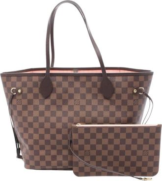 Louis Vuitton Borsa tote Neverfull PM in tela Damier Eb&egrave;ne 2021-2025 - Marrone