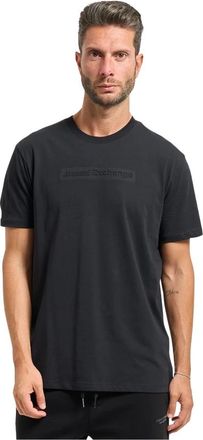 A|X Armani Exchange Tops, Heren, Zwart, XL, Zwart T-shirt met voorlogo