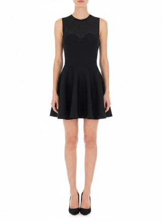 Givenchy Black Crew Neck Mini Dress