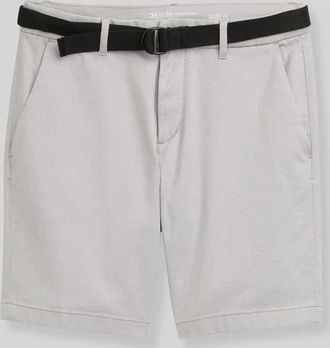 Tom Tailor Denim Regular Fit Chinoshorts aus Baumwoll-Mix in Hellgrau, Gr&ouml;&szlig;e XXL