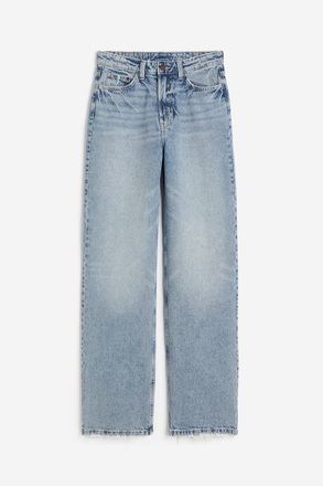 H&M Wide Ultra High Jeans - Denimblau