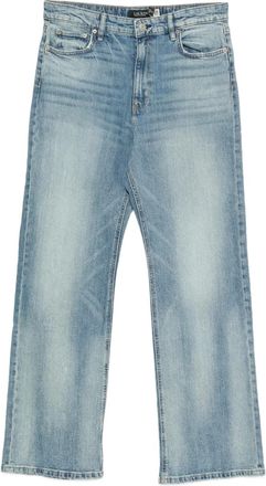 Lauren Ralph Lauren Jeans con effetto schiarito e logo - Blu