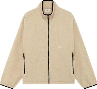 Autry Full Zip Fleece Jacket - Heren - Zomerjassen - Beige - M - Polyester - Jassen
