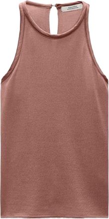 Dorothee Schumacher Canotta con bordi a contrasto - Rosa