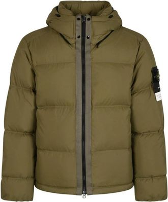 Stone Island Down Jassen - Heren - Winterjassen - Groen - L - Jassen