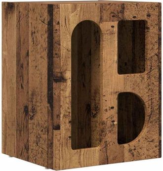 vidaXL Mesita De Noche Madera Vieja 40 X 35 X 50 Cm Vidaxl