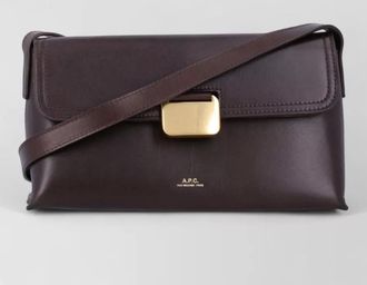 A.P.C. small leather clutch bag