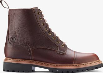 Clarks Mens Clarkridge Top Tan Leather Boots - Brown - Size UK 10