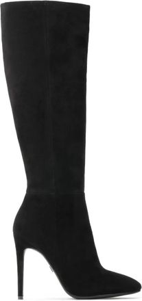 Kazar Dames zwarte hoge laarzen. Dit product valt klein uit. - Dames - Laarzen met Hak - Zwart - 40 EU - Su&egrave;de - Schoenen