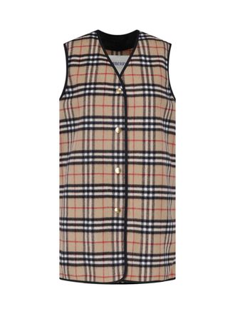 Burberry Imbottitura In Lana E Cashmere Check