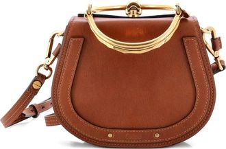 Chloé Nile Leather Small crossbody bag - Marrone