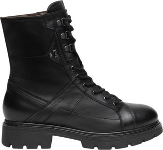 Nero Giardini Lederen Combat Laarzen - Dames - Schoenen - Zwart - Maat: 38 EU Leer