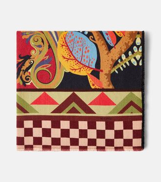 Etro Wool jacquard throw