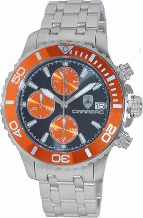 Torino Carrero Time Bold - Cx2 Chronograph Orange Dial Mens Watch C1S3735OR