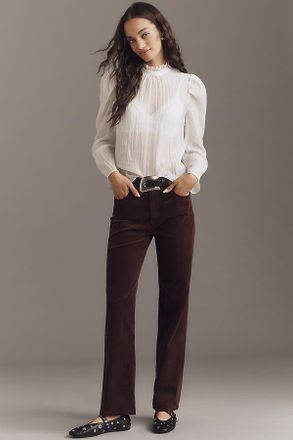 AG - Adriano Goldschmied AG Brinley Corduroy High-Rise Straight-Leg Jeans