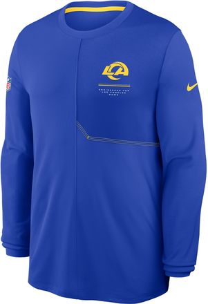 Nike Los Angeles Rams Sideline Coach Nike Mens Dri-FIT NFL Long-Sleeve Top in Blue | 03B1945Z9X-B8B