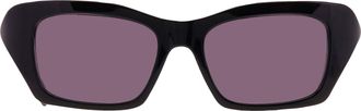 Givenchy Smoke Square Ladies Sunglasses GV401031 01A 54